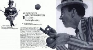 Vintage ad for Ritalin